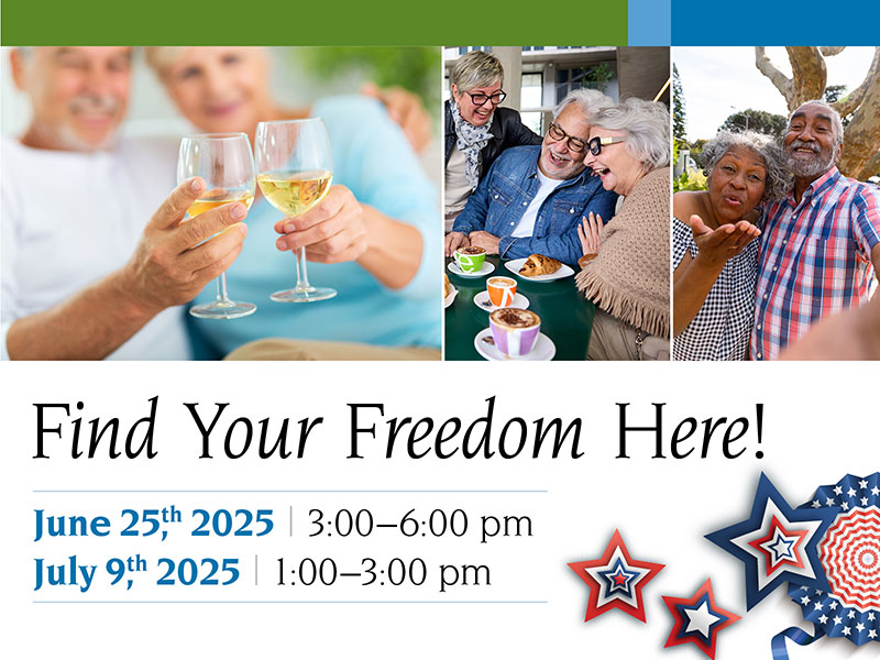find your freedom here event graphic