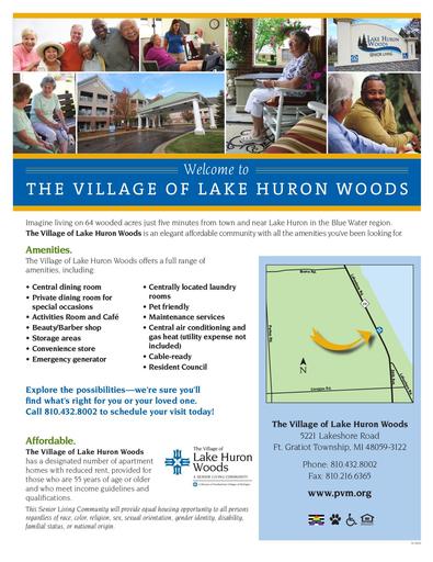 PVM The Village of Lake Huron Woods Sales Flier