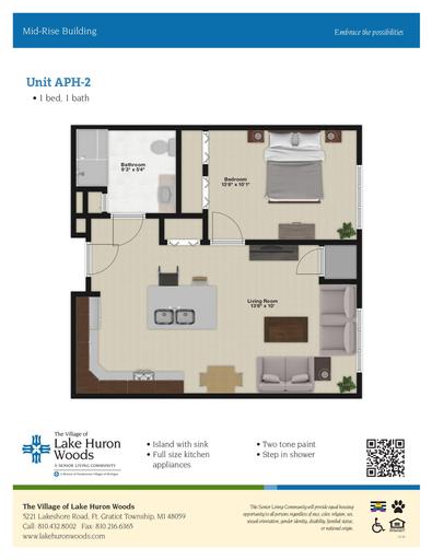 Lake Huron Woods Mid-Rise Building Unit APH-2