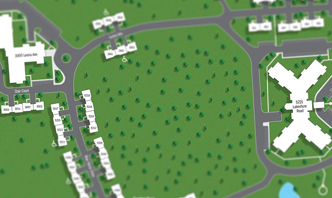 Campus Map graphic