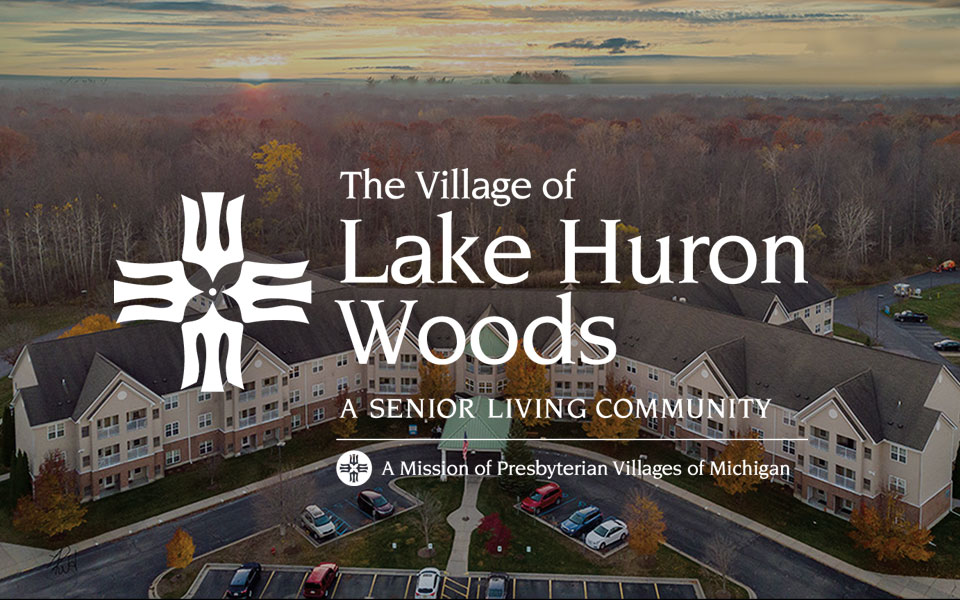 The Village of Lake Huron Woods logo and photo